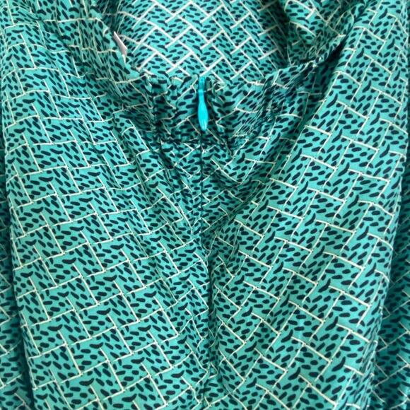 Nanette Lepore Green Silk Scarob Dot Halter Blouse Cami Tank Top NWT - Picture 9 of 14